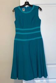 turquoise dress