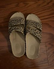 Cheetah Print Sandals