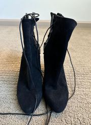 Boots - Black Suede Leather- Women’s Size 9