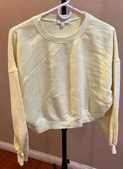 AGOLDE YELLOW SWEATSHIRT SZ SMALL