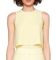 NWT Suistudio Drew Sleeveless Yellow Layered Flowy Top US 8