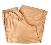 Torrid Tan Pull On Wide Leg Stretch Challis High Rise Pants Sz 2X