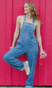 Relaxed Fit Bib Overalls