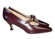 Etienne aigner Mary Janes vintage look Womens kitten heel shoes 5 1/2