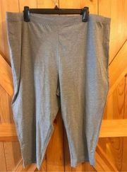 Woman within casual Capri size 26/28 2X gray ￼