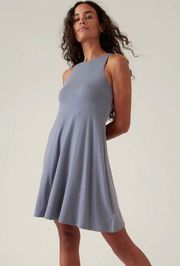 Athleta SANTORINI THERA DRESS TENCEL Modal coastal Blue Medium