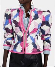 ISABEL MARANT ÉTOILE
Hafileal Quilted Patchwork Jacket