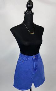 Denim mini Skirt blue Medium 