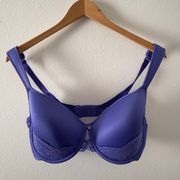 ThirdLove Bra Womens 36E Purple 24/7 Lace Full Coverage Underwire