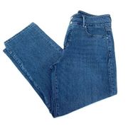Ann Taylor The Straight Crop Denim Jeans Size 12