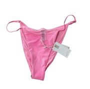 Good American Perfect Fit Bottom Knock Out Pink 3 Size Large
