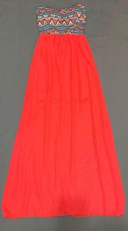 Strapless Maxi