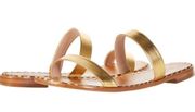 Amie Slide Sandals in Ouro Gold Size 6