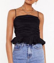 nasty gal ruched tank