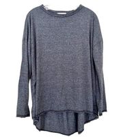 Talulah Gray Long Sleeve Shirt Sz M