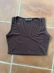 Brown Tank Top