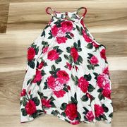 Everly Floral Rose Tank Top Women’s Medium