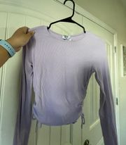 Long Sleeve Purple T-shirt