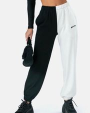 Black And White Sweat Pants