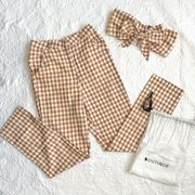 White Fox Boutique Gingham Tie Up Set