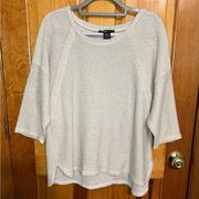 Robert Louis Oatmeal Oversized Sweater LARGE