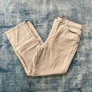 Gloria Vanderbilt High Rise Amanda Khaki Jeans size 16 Short