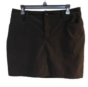 EDDIE BEAUER Skirt Performance Mini Black Size 10