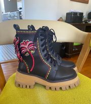 Boots, New, Embroidered