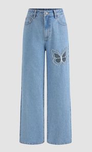 Butterfly Blue Jeans