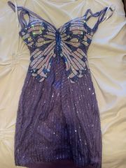 Beaded Butterfly Dress