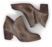 NWT Bed Stu Taupe Brown Ankle Booties Boots