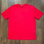 SPORT TEK fire engine red tee-shirt, size 2XL, NWOT