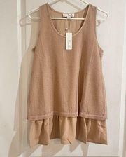 NWT Simply Noelle Beige Blouse