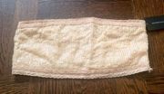 Sequined Nude bandeau NWT