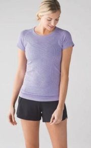 Lululemon Lilac Swiftly Short Sleeve Size 4