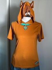 Unisex Scooby Doo Costume Dress Up Cosplay Licensed Hooded T-Shirt