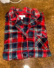 Flannel Pajama Top 