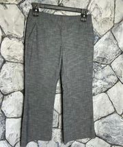 Gray Textured Wide Leg Slacks Jrs 9