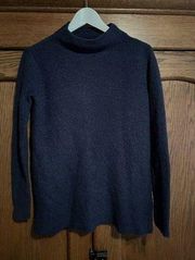 Navy Blue Turtleneck Sweater