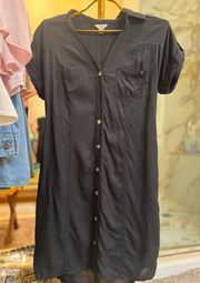 Black Shirt Dress