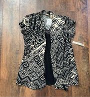 cardigan/top all in one, size M, NWT