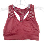 Alala Maroon Sports Bra