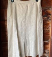 Evan Picone 1970s Pleated Designer Skirt Sz 12