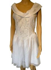 Bride of Chucky Tiffany Universal Studios Spirit White Halloween Costume Dress