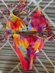 Dippin Daisy’s Swimwear Dippin’ Daisy’s Tie Dye Bikini Set