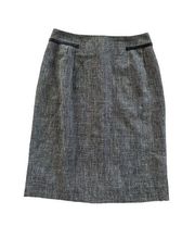 HUGO BOSS Gray Pencil Work Skirt Size US 4