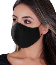 5 Packs Black Face Mask Covering 