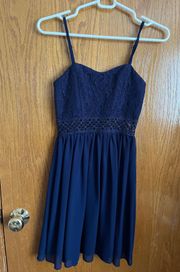 Blue Homecoming Dress 