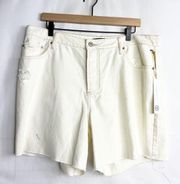 HOUSE OF HARLOW High Rise Mom Bermuda Shorts NWT in Size 33