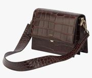 Burgundy/Brown Alligator Purse 